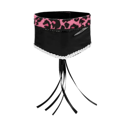 Feestbazaar Set Pink Leopard Dames
