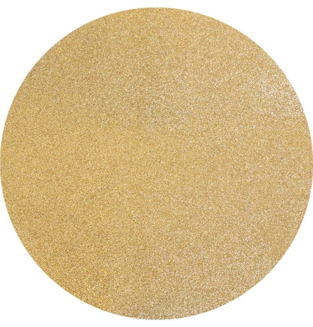 Feestbazaar Set Premium Goud Glitter Placemats 34cm (6st)