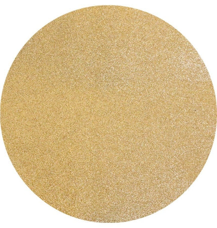 Feestbazaar Set Premium Goud Glitter Placemats 34cm (6st)