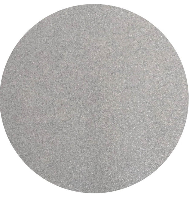 Feestbazaar Set Premium Zilver Glitter Placemats 34cm (6st)