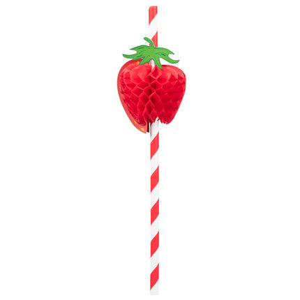 Feestbazaar Set Rietjes Fruit 20cm (6st)
