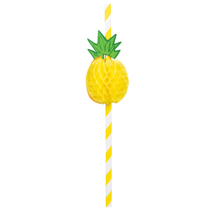 Feestbazaar Set Rietjes Fruit 20cm (6st)