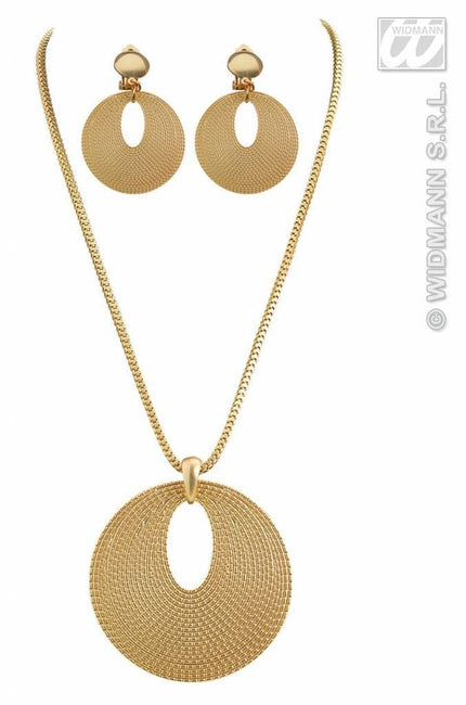 Feestbazaar Set Romeinse ketting + oorbellen