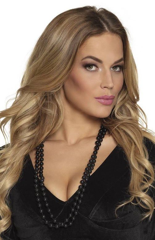 Feestbazaar Set Twee Kettingen Magali Zwart