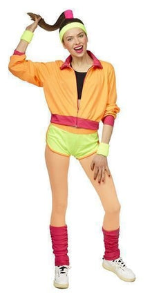 Feestbazaar Sexy Disco Trainingspak Fluor Dames