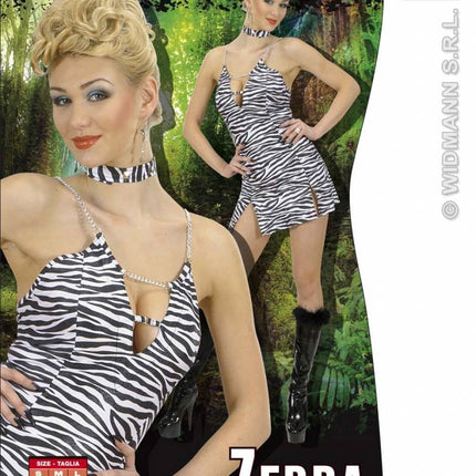Feestbazaar Sexy jurkje zebraprint
