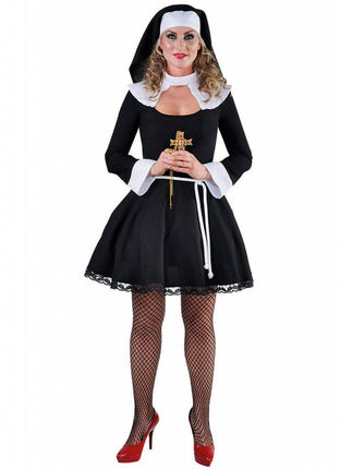 Feestbazaar Sexy nonnen outfit kort