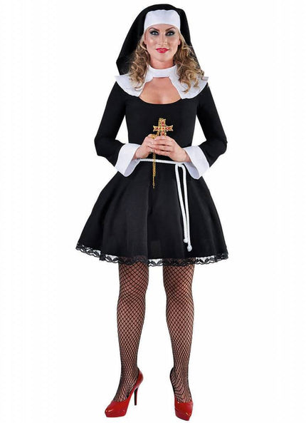 Feestbazaar Sexy nonnen outfit kort