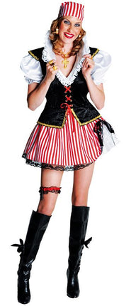 Feestbazaar Sexy piratendame jurkje elite