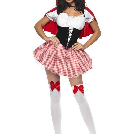 Feestbazaar Sexy Rood kapje outfit
