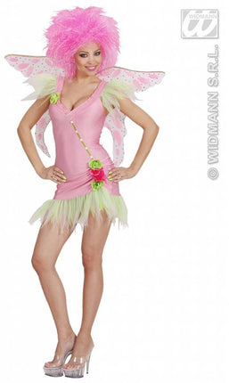 Feestbazaar Sexy roze elfje kostuum