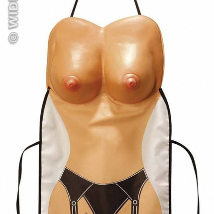 Feestbazaar Sexy schort met grote borsten