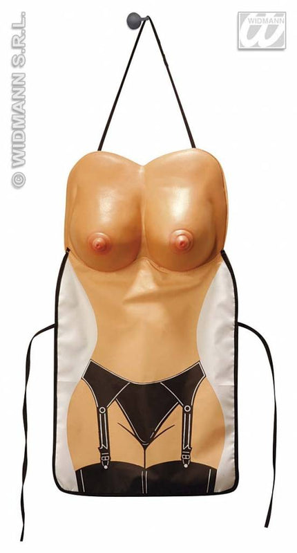 Feestbazaar Sexy schort met grote borsten