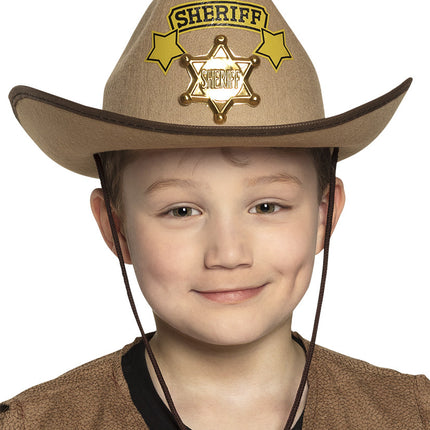Feestbazaar Sheriff Hoed Kind