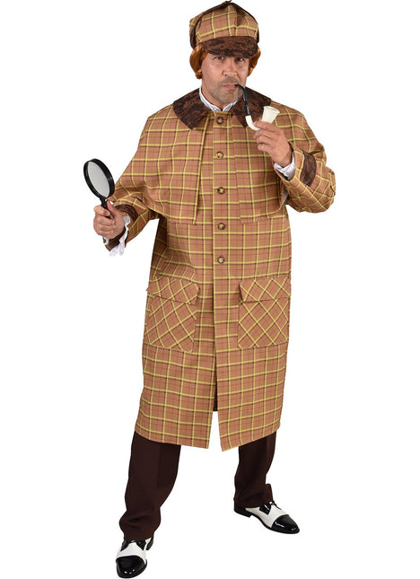 Feestbazaar Sherlock Holmes kostuum man