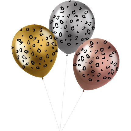 Feestbazaar Shimmer Ballonnen Posh Panter (3st)