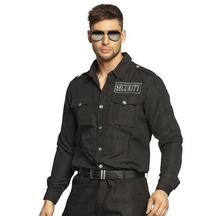 Feestbazaar Shirt 'Security' Volwassenen