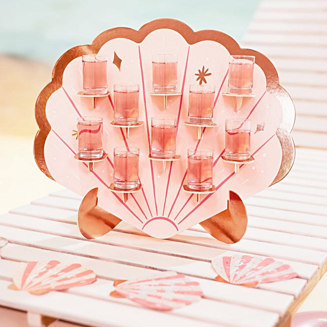 Feestbazaar Shotjes Standaard Schelp (43x38cm)