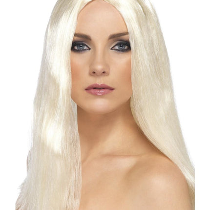 Feestbazaar Showbizz Pruik Blond lang