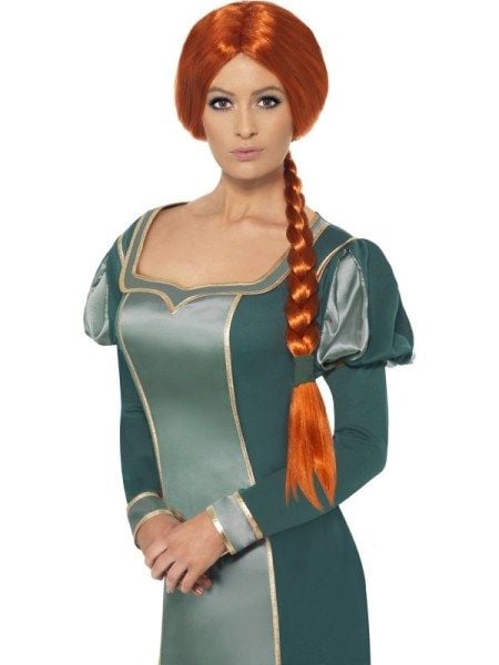 Feestbazaar Shrek Prinses Fiona pruik