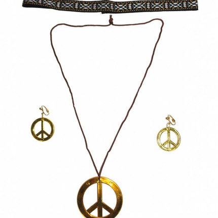 Feestbazaar Sieradenset hippie 3-delig