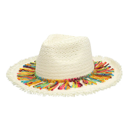 Feestbazaar Sierlijke Witte Hoed Bohemian