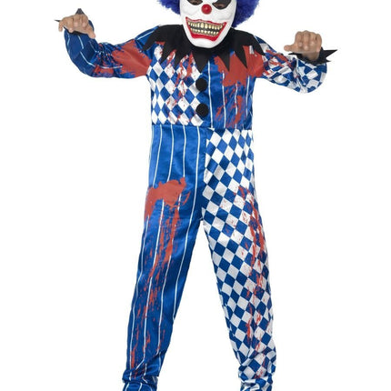 Feestbazaar Sinister Horror Clown Kostuum kind