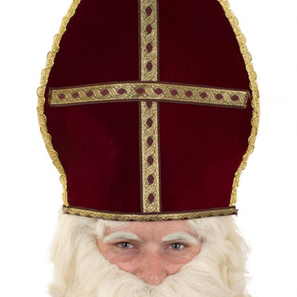 Feestbazaar Sint Nicolaas mijter stof