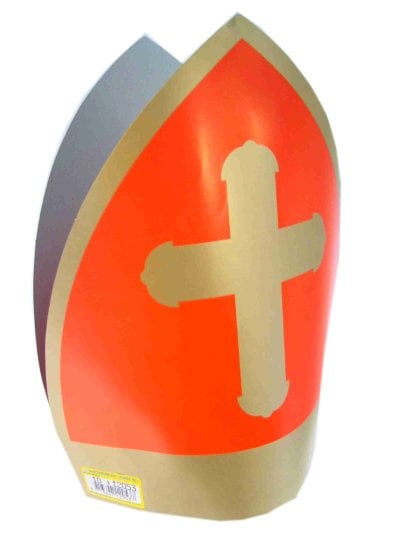 Feestbazaar Sinterklaas mijter karton
