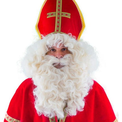 Feestbazaar Sinterklaas Pruik en Baard Hernani