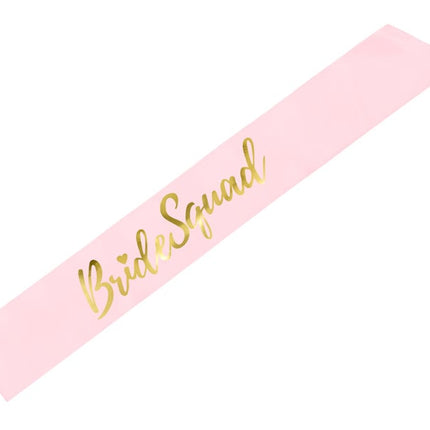 Feestbazaar Sjerp Bride Squad Lichtroze/Goud
