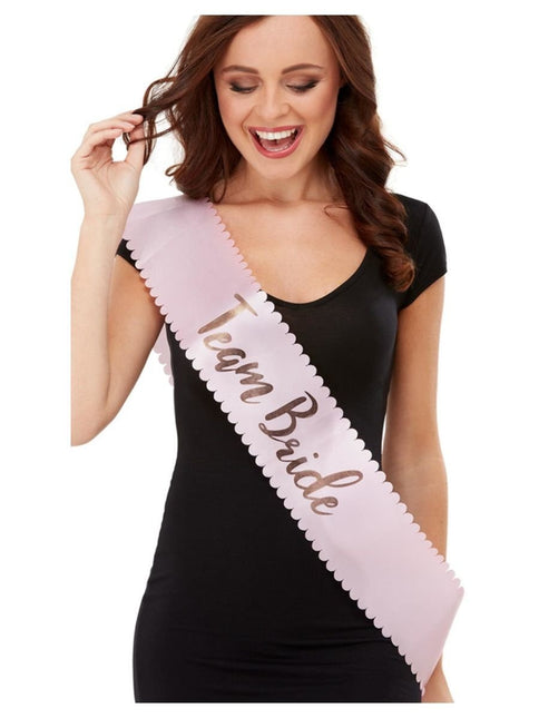 Feestbazaar Sjerp Team Bride Roze/Goud