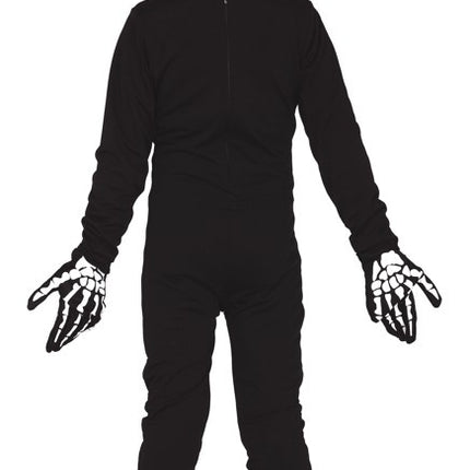 Feestbazaar Skelet Jumpsuit Kind