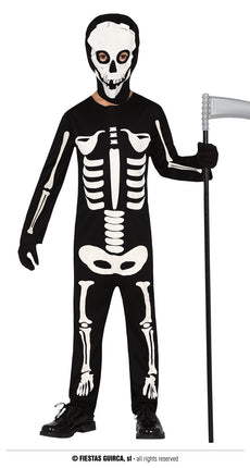 Feestbazaar Skelet Kostuum Kind Halloween