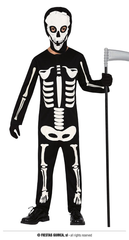 Feestbazaar Skelet Kostuum Kind Halloween