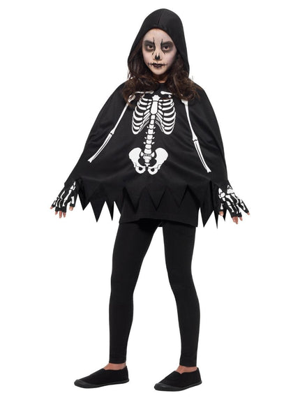 Feestbazaar Skelet Pakje Kind Halloween Zwart Wit