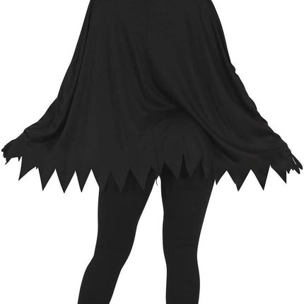 Feestbazaar Skelet Poncho met Capuchon