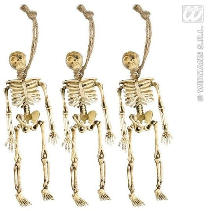 Feestbazaar Skeletjes 15cm (3st)