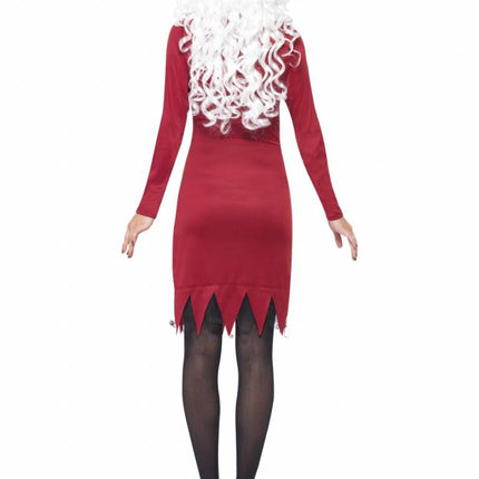Feestbazaar Skeleton beauty kostuum rood
