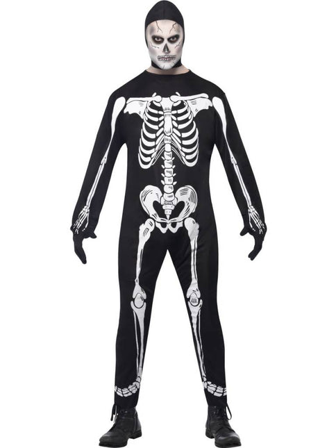 Feestbazaar Skeleton Jumpsuit kostuum