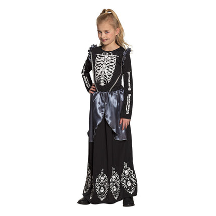 Feestbazaar Skeleton Queen Kinderkostuum