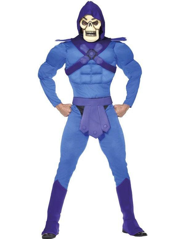 Feestbazaar Skeletor jaren 80 kostuum