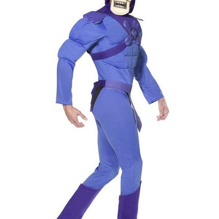 Feestbazaar Skeletor jaren 80 kostuum