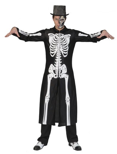 Feestbazaar Skeletten Jas Man