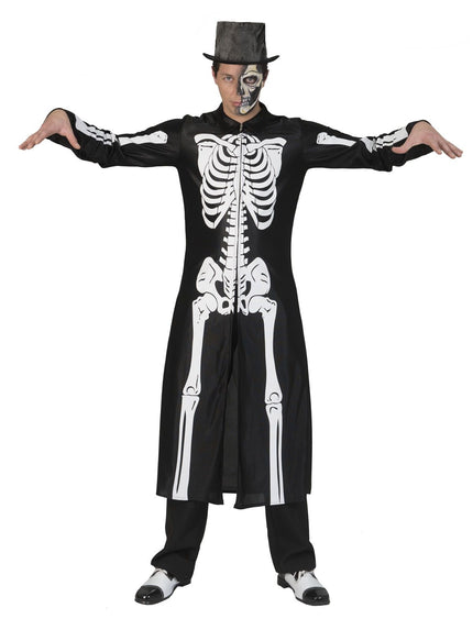 Feestbazaar Skeletten Jas Man