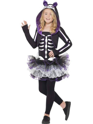Feestbazaar Skelly Cat Halloween kostuum kind