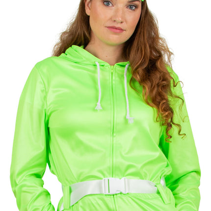 Feestbazaar Ski Bril Neon Groen Volwassenen