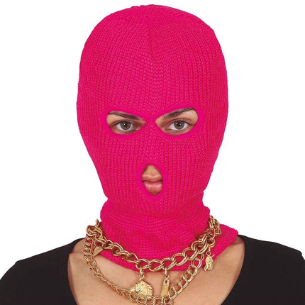 Feestbazaar Skimuts Bivak Neon Pink