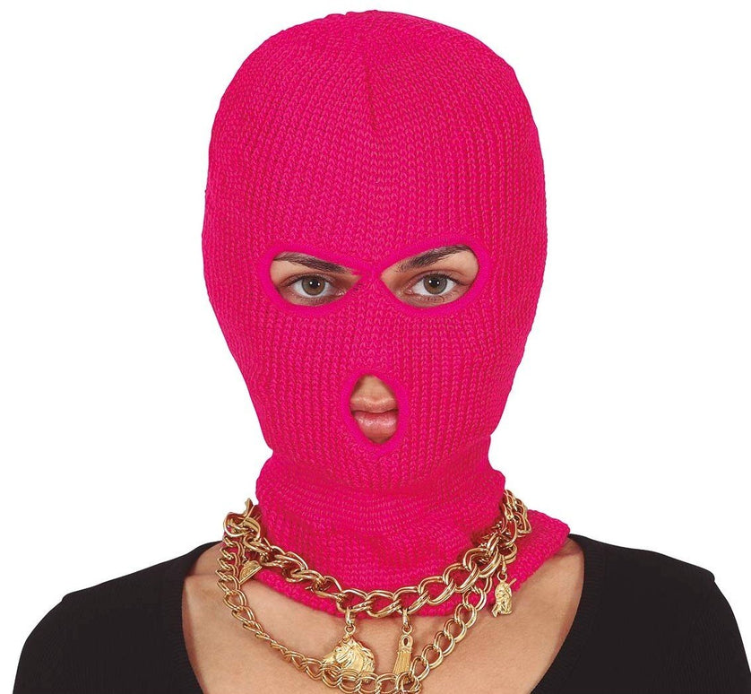 Feestbazaar Skimuts Bivak Neon Pink