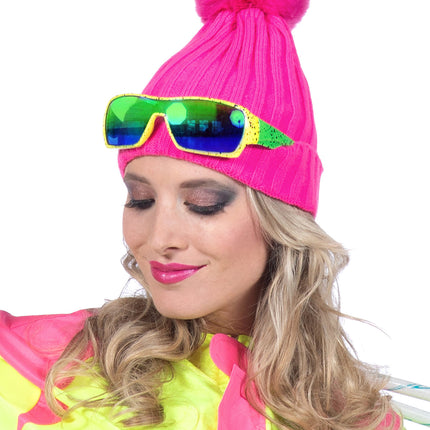 Feestbazaar Skimuts Neonpink